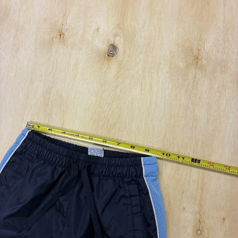 Old Navy Track Pants Boys 7 Blue Mesh Side Stripe Elastic Waist Nylon Lined